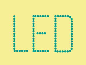 Vignette faisant partie d'une infographie sur la consommation énergétique à Pantin et représentant l'utilisation de led - Agrandir l'image (fenêtre modale)